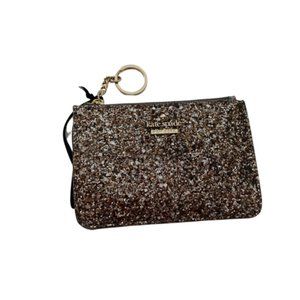 Kate Spade Laurel Way Glitter Bitsy Wallet in "Gunmetal"